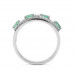 Emerald Rings - 1.37cts in Sterling Silver Emerald Rings - 1.37cts in Sterling Silver